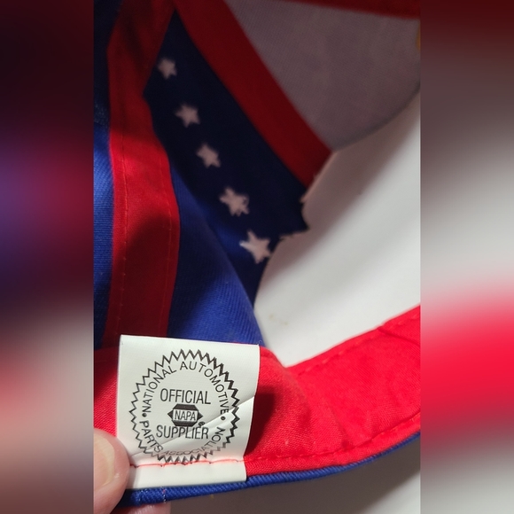 Vintage Early 2000s Napa Racing Cap #15 Michael Waltrip  USA Theme NWOT - Picture 5 of 9